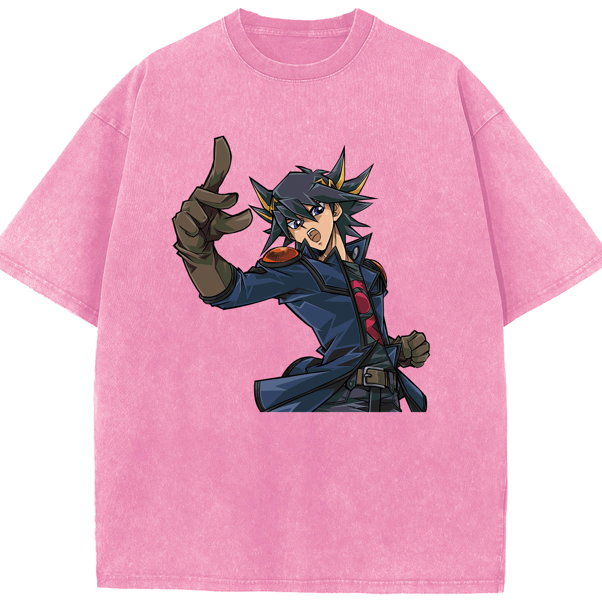 （画像用） 遊☆戯☆王 Yu-Gi-Oh! 綿100% ヴィンテージ風 半袖Tシャツ（フロントプリント）